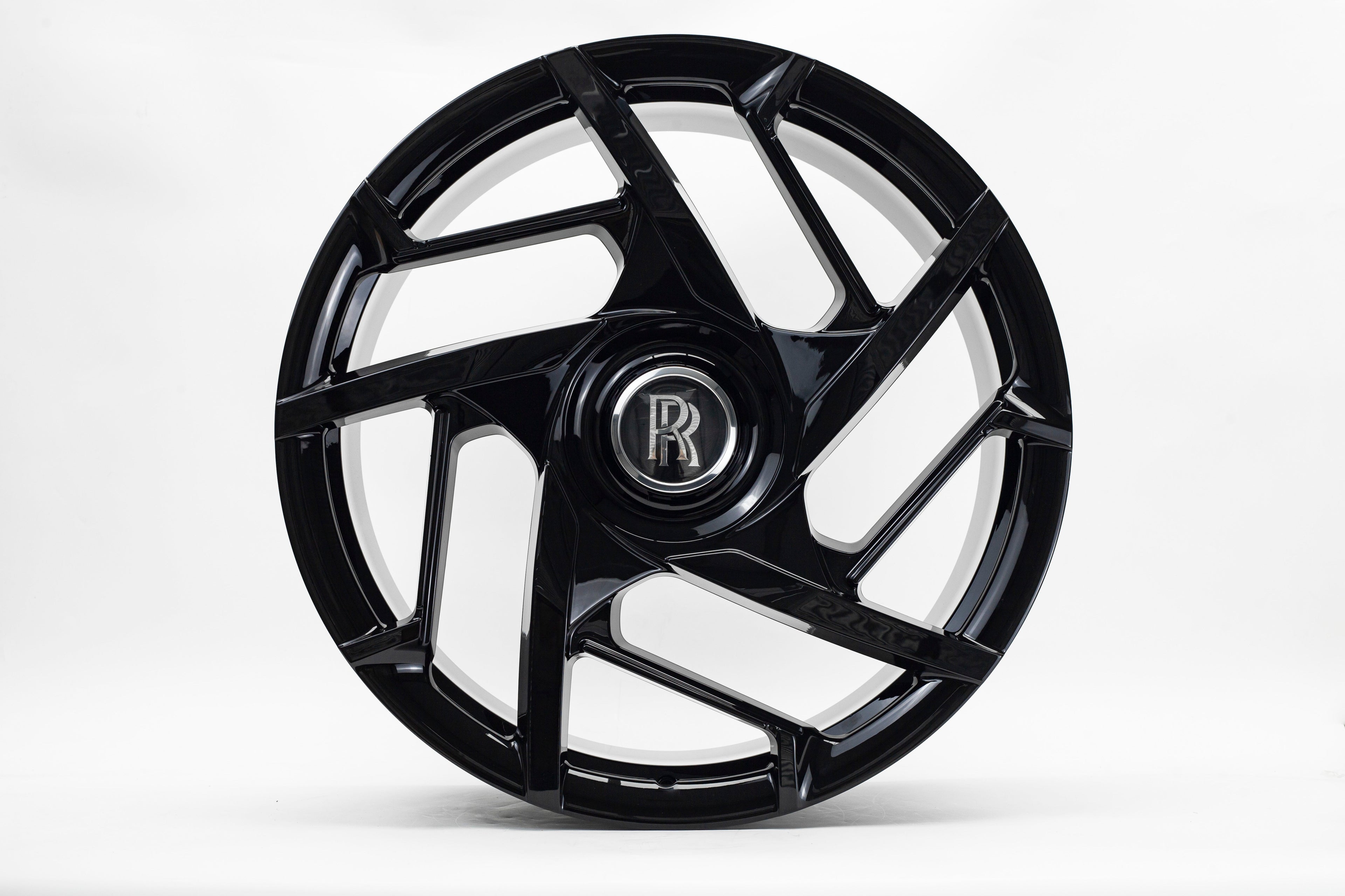 24" Rolls Royce Ghost Phantom Wraith Forged Gloss Black Style 32 Wheels