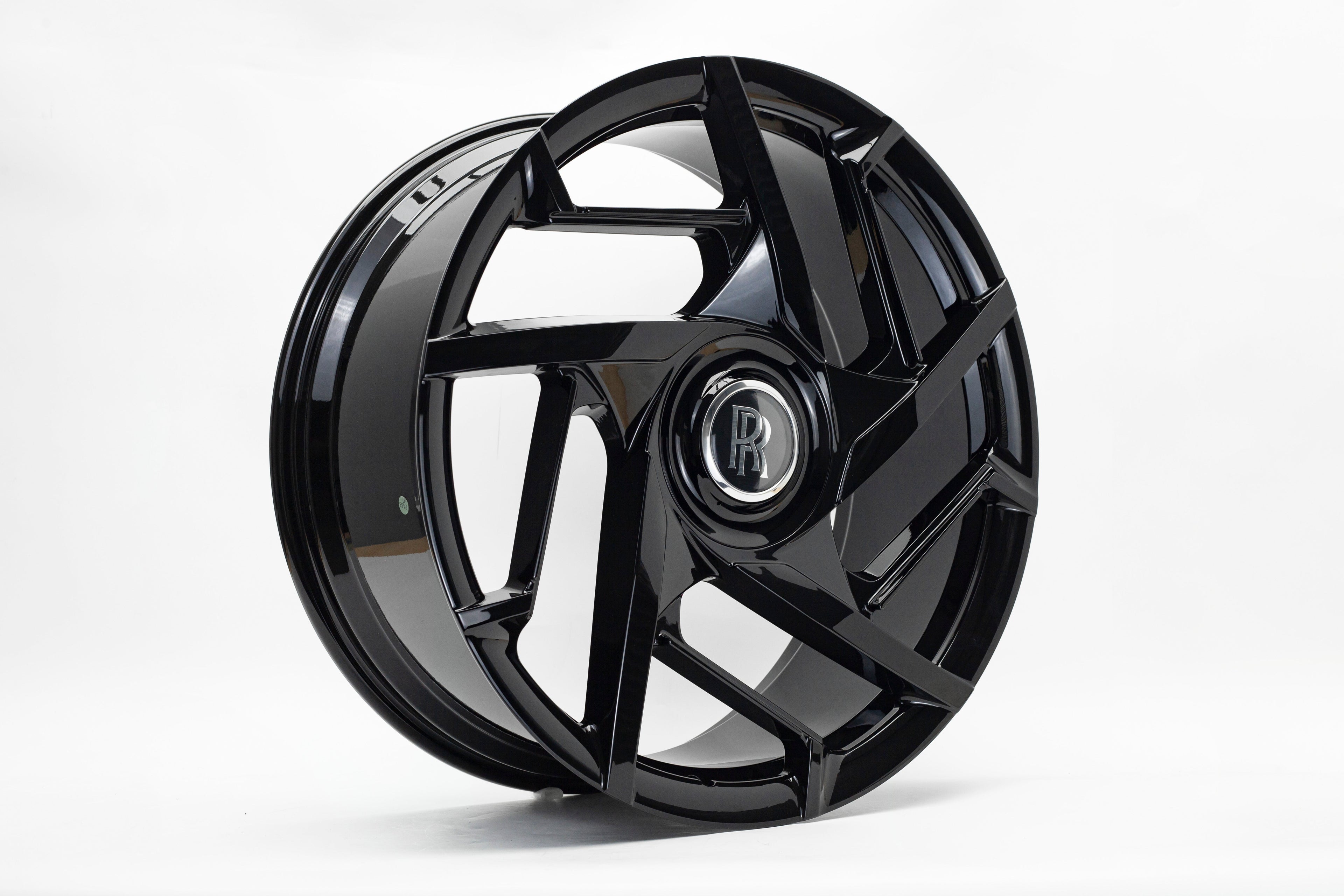 24" Rolls Royce Ghost Phantom Wraith Forged Gloss Black Style 32 Wheels