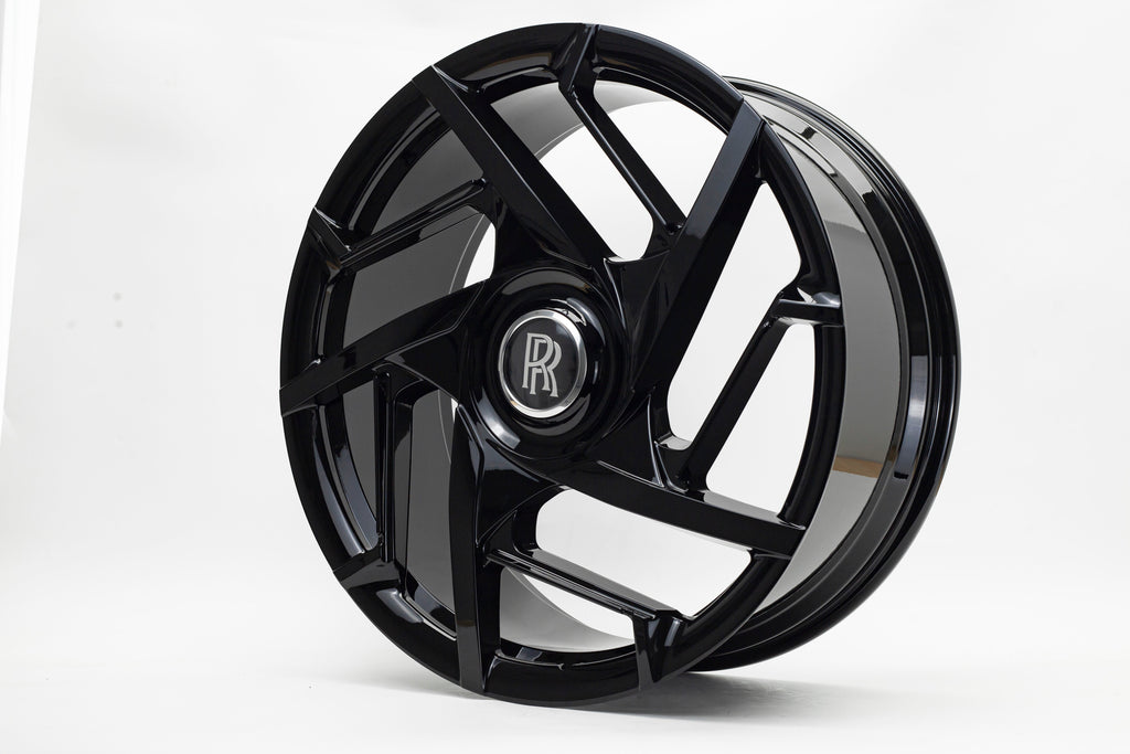 24" Rolls Royce Ghost Phantom Wraith Forged Gloss Black Style 32 Wheels