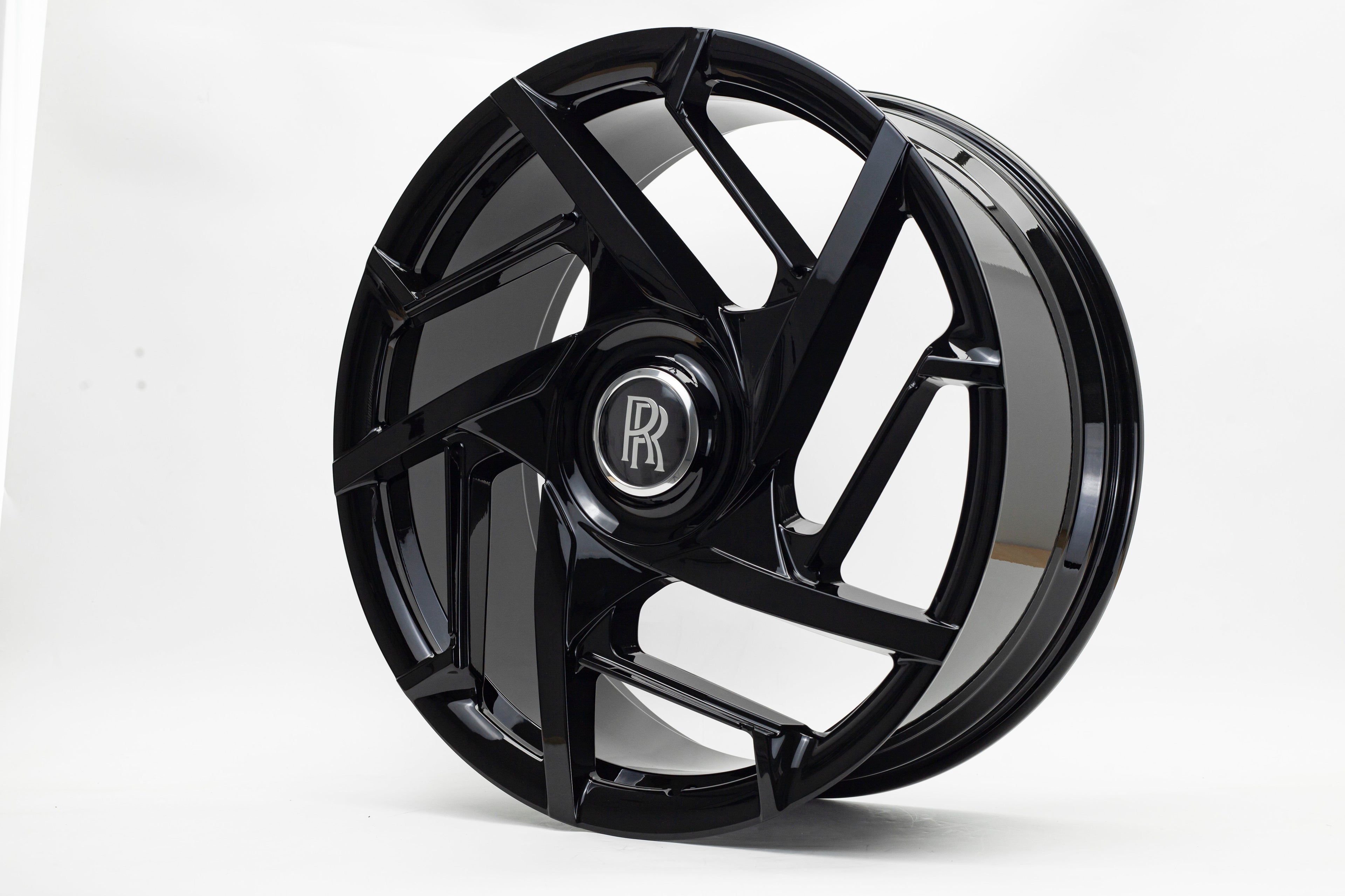 24" Rolls Royce Ghost Phantom Wraith Forged Gloss Black Style 32 Wheels