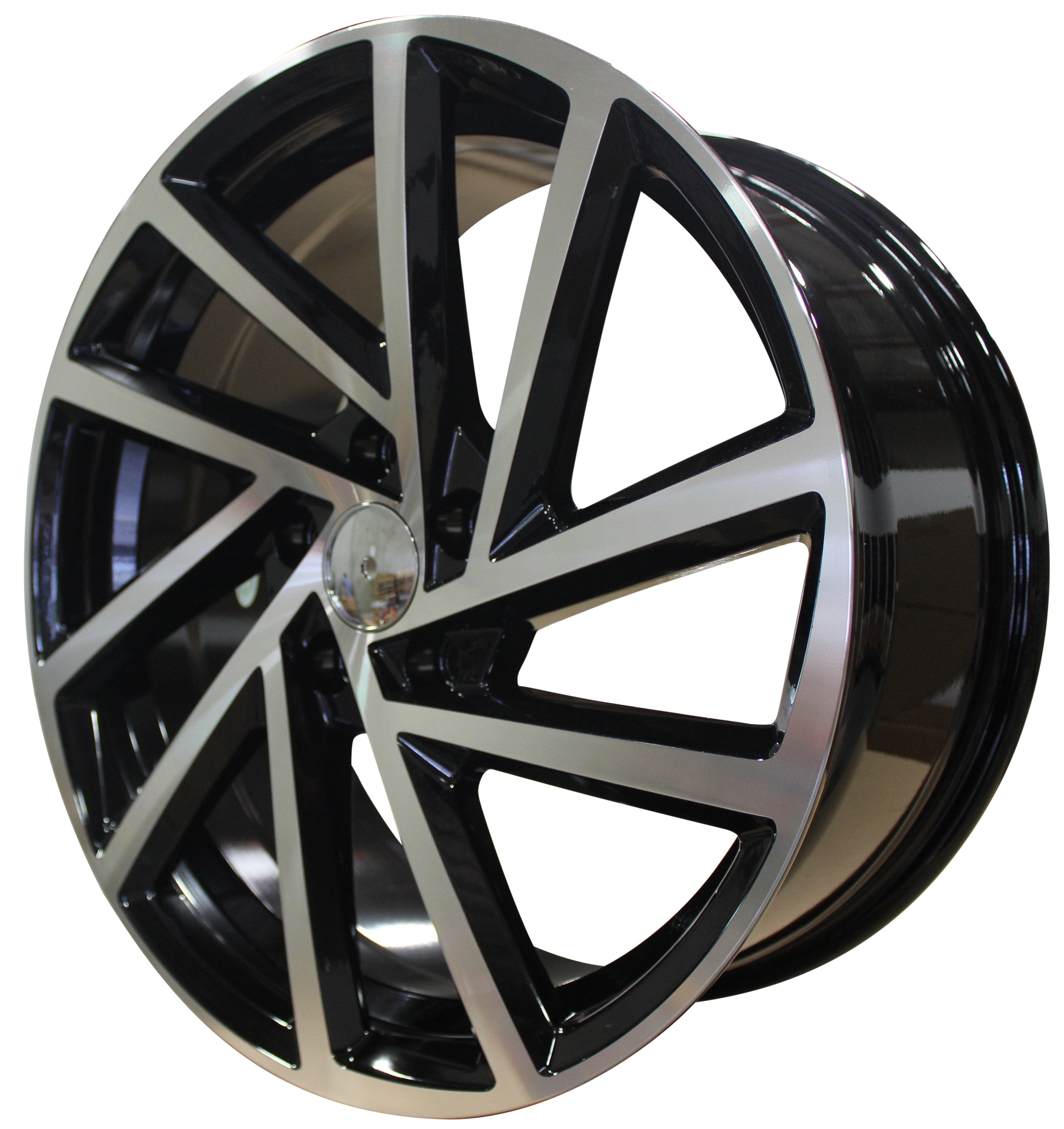 18" Volkswagen VW Golf GTI Jetta Passat Black Machined Wheels & Rims