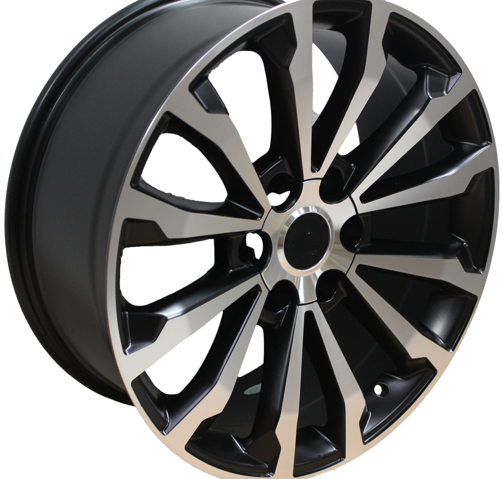 18" Toyota 4Runner FJ Cruiser Tacoma TRD Style Black Machined Wheels & Rims