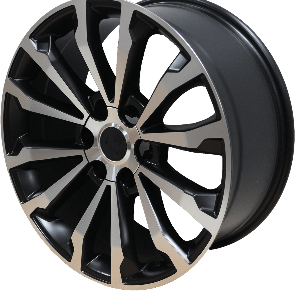 18" Toyota 4Runner FJ Cruiser Tacoma TRD Style Black Machined Wheels & Rims