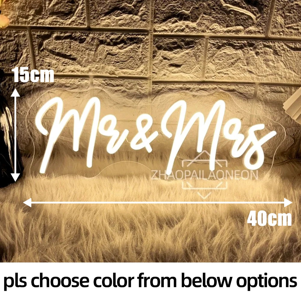 Better Together Neon Led Sign For Wedding Neon Light Sign Party Room Decor Mr And Mrs Neon Led Lights Bedroom Wedding Decoration