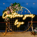 Custom Neon Sign Led Light Personalized Custom Logo Wall Decor Neon Sign For Store Wedding Happy Birthday Party Bar Neon Sign