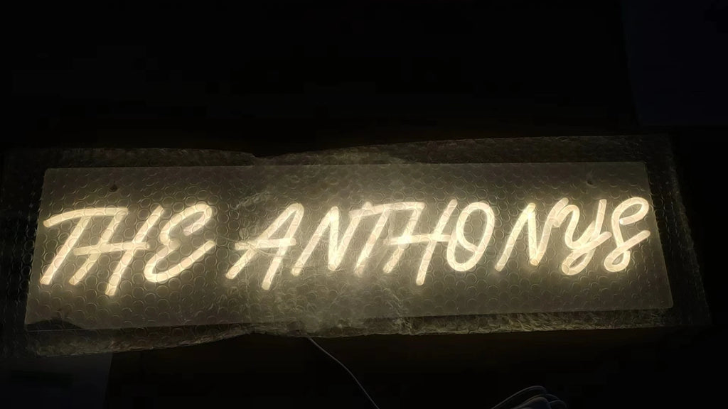 Custom Neon Sign Led Light Personalized Custom Logo Wall Decor Neon Sign For Store Wedding Happy Birthday Party Bar Neon Sign