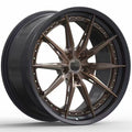 Two piece forged wheel hub