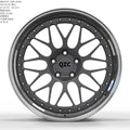 Customized two-piece forged wheel hub