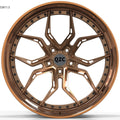 Customized two-piece forged wheel hub