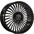 24" Rolls Royce Ghost Wraith Phantom Forged Gloss Black Style 18 Wheels