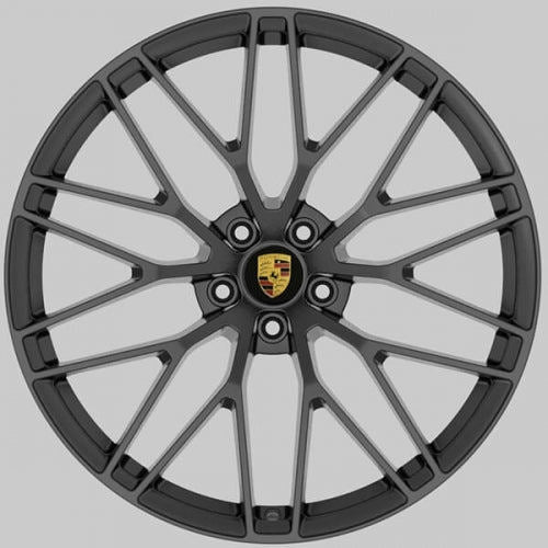 21" Porsche Macan Base Turbo S GTS Forged Matte Black Style 2812 Wheels