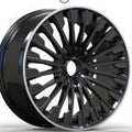 18" Mercedes C-Class E-Class Black Machined Lip Style 65 Wheels & Rims