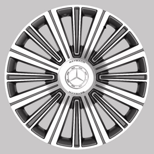 23" Mercedes GLS GLE Maybach GLS680 GLS600 GLS580 Forged Staggered Black Machined Wheels & Rims