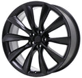20" Tesla Model 3 Model Y Staggered Satin Black Style 11 Wheels