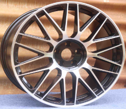 19" Mercedes S-Class E-Class Staggered Gloss Black Machined Lip Style 51 Wheels