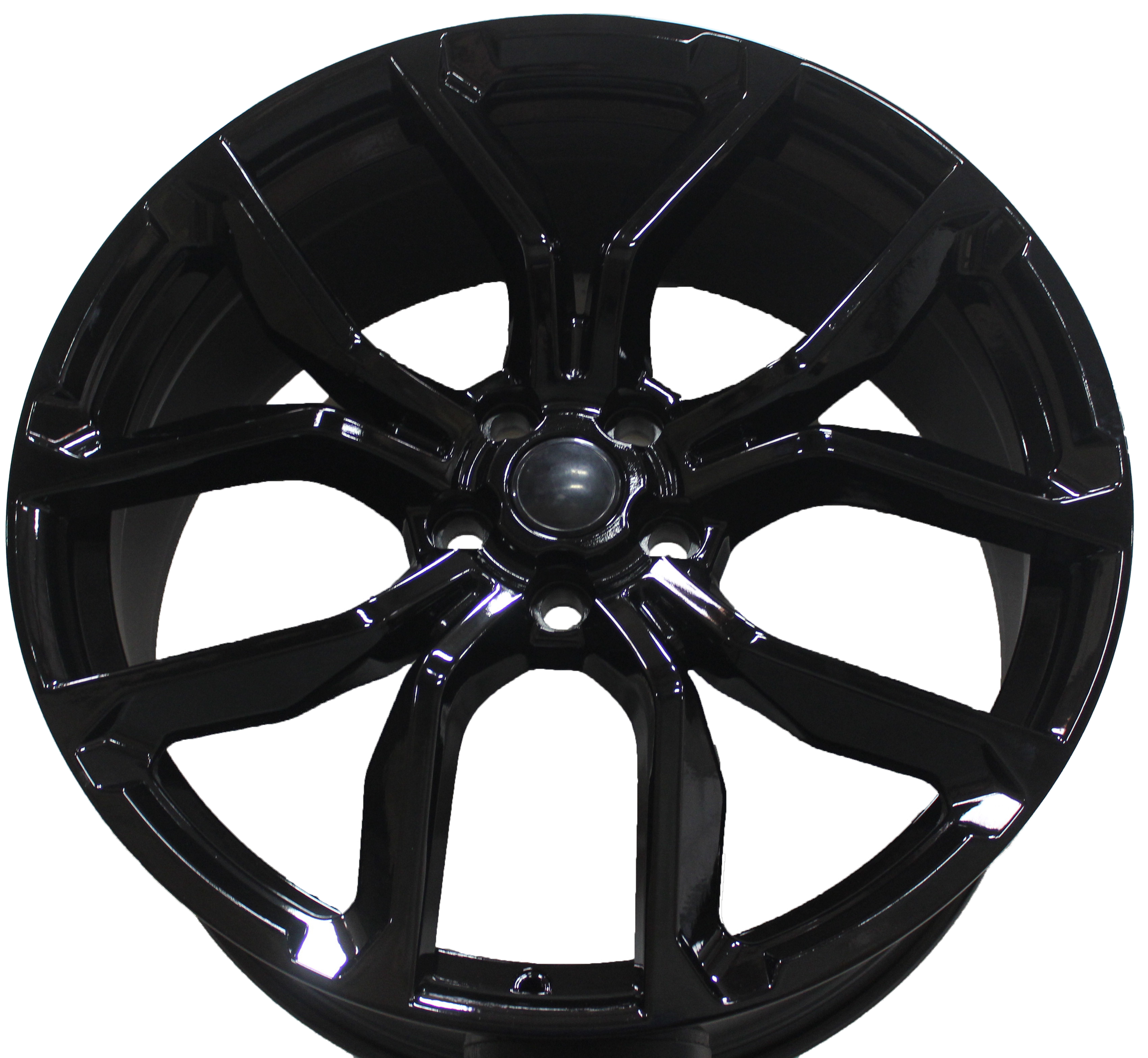 22 Inch Rims fit Range Rover Sport SVR HSE Full Size SVR Style Gloss Black Wheels
