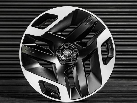 22" Range Rover Full Size Sport Defender Black Machined Style 35 Wheels & Rims