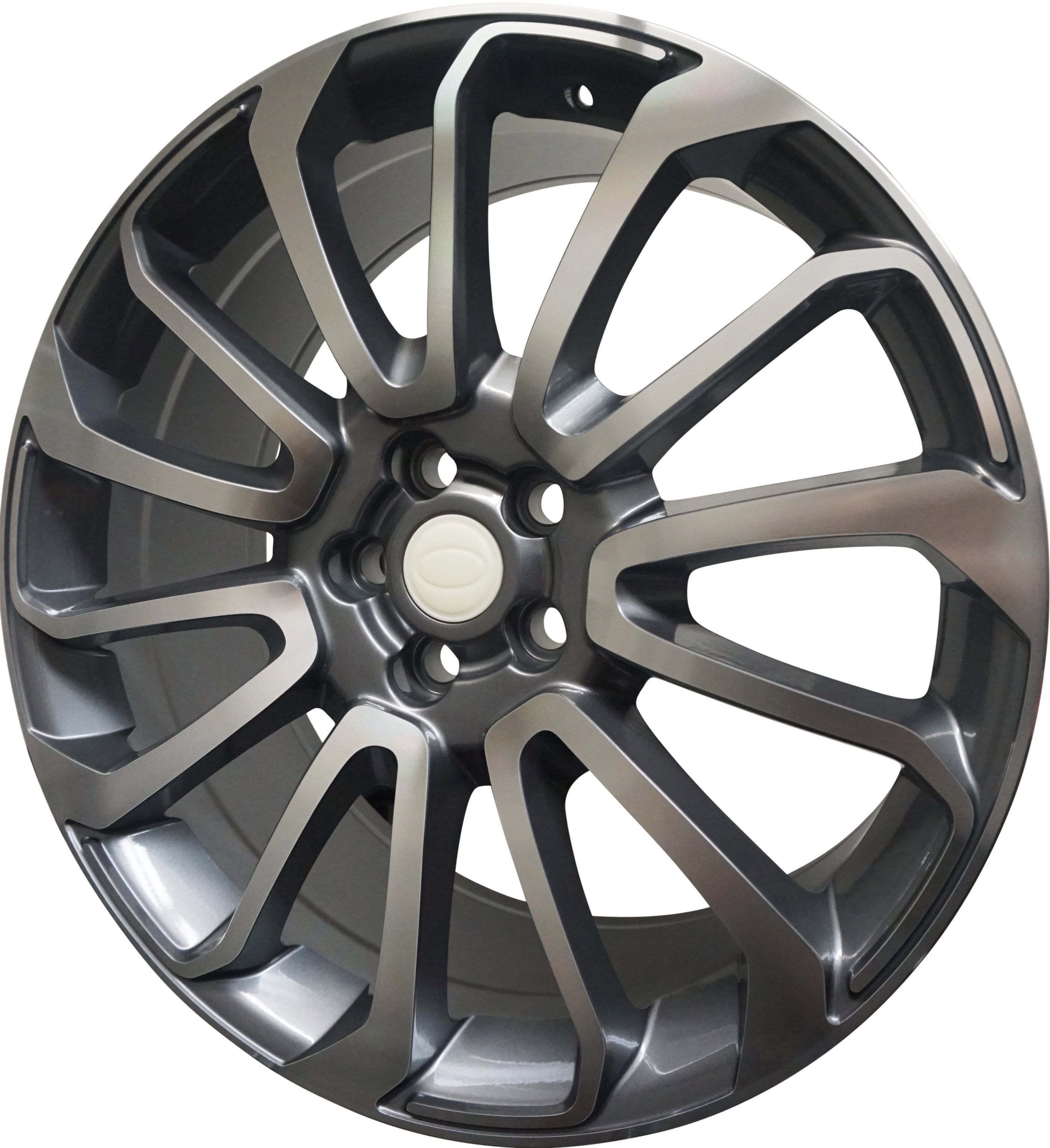 24" Range Rover Full Size / Sport / Defender Autobiography Black Machined Wheels & Rims