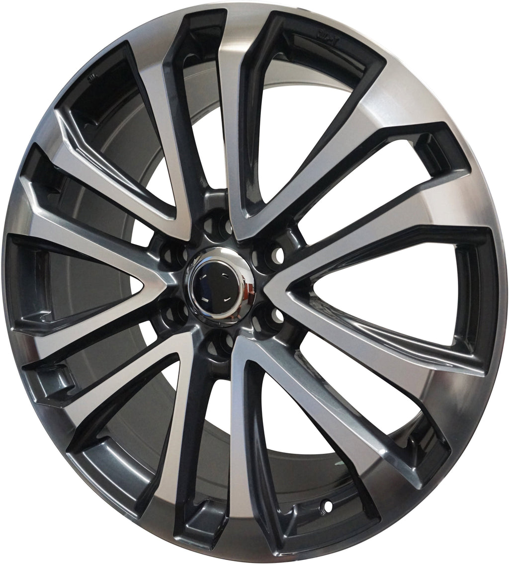 20" Toyota 4Runner FJ Cruiser Tacoma Tundra Sequoia Gunmetal Machined Wheels & Rims