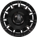 22" Rolls Royce Ghost Cullinan Phantom Forged Staggered Gloss Black Style 19 Wheels & Rims