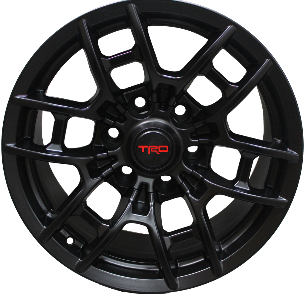 22" Toyota 4Runner FJ Cruiser Tacoma TRD Pro Style Matte Black Wheels & Rims