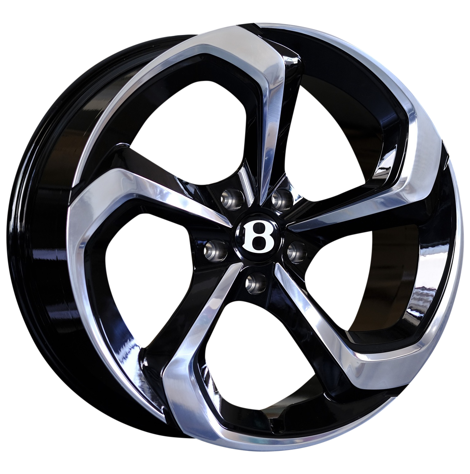 22" Bentley Bentayga Forged Black Machined Wheels & Rims