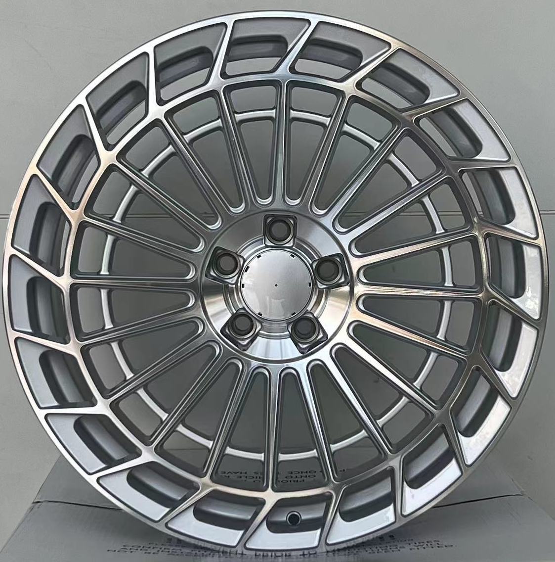 22" Mercedes S-Class S550 S580 S600 Staggered Silver Machined Style 49 Wheels & Rims