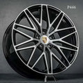 20" Porsche Macan Base Turbo S GTS Staggered Black Machined Style 2812 Wheels