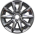 22" Chevy GMC Tahoe Yukon Sierra Silverado Suburban Hyper Silver Chrome Insert Wheels & Rims