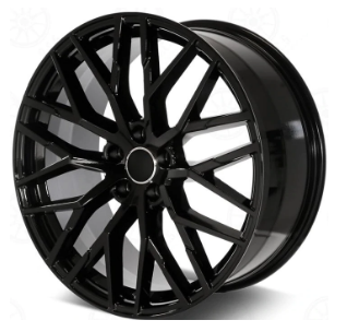 19" Audi A4 A8 Q3 Q5 Q7 S-Line R8 Mesh Gloss Black Style 24 Wheels & Rims