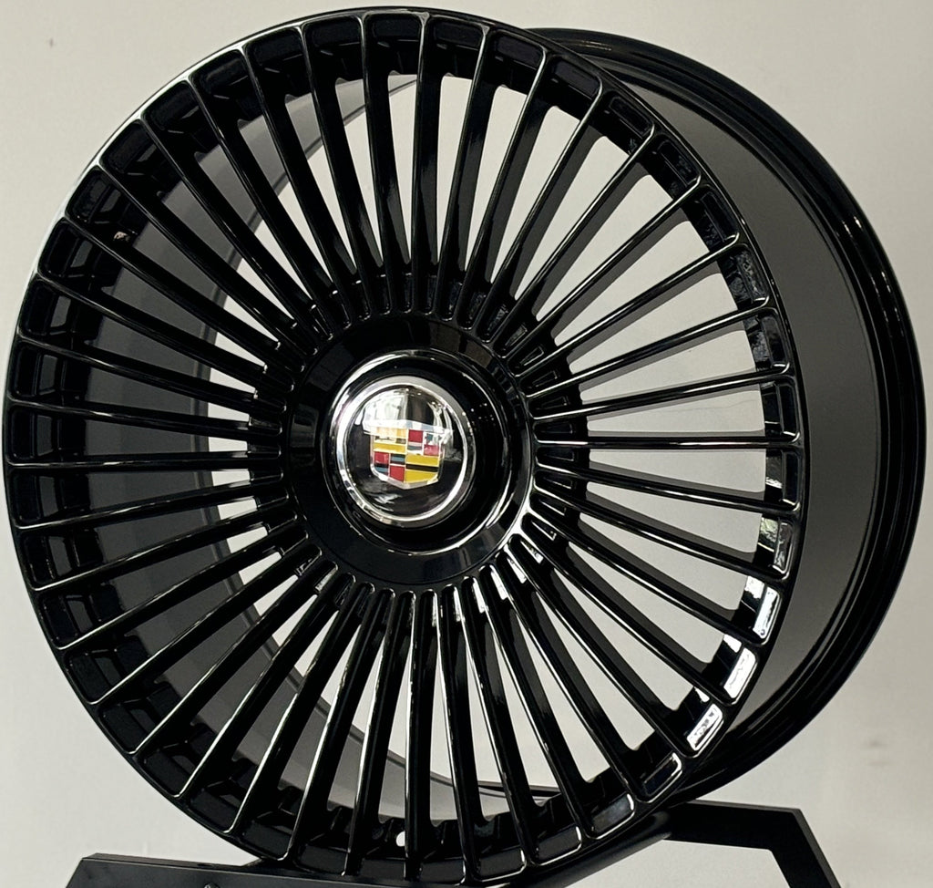 22" Cadillac Escalade SUV ESV EXT Gloss Black Style 17 Wheels