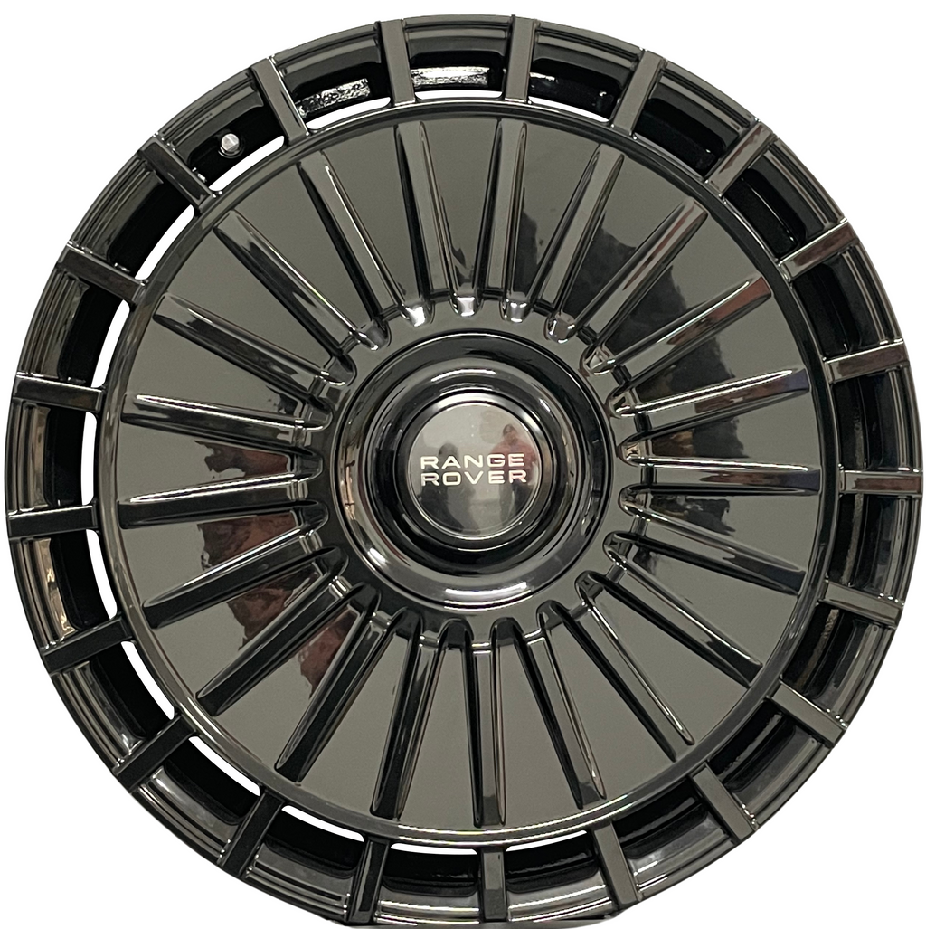 24" Range Rover HSE Sport SV P360 P400 P460 Monoblock Forged Gloss Black Style 39 Wheels & Rims