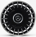 20" Mercedes S-Class CL-Class Staggered Black Machined Style 69 Wheels