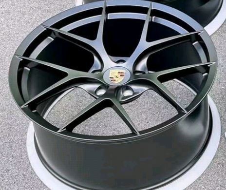 21"/22" Porsche 911 Carrera GT GTS 4S Monoblock Forged Gloss Black Style 31 Wheels & Rims