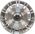 22" Mercedes S-Class S550 S580 Forged Staggered Silver Brushed Style 57 Wheels & Rims