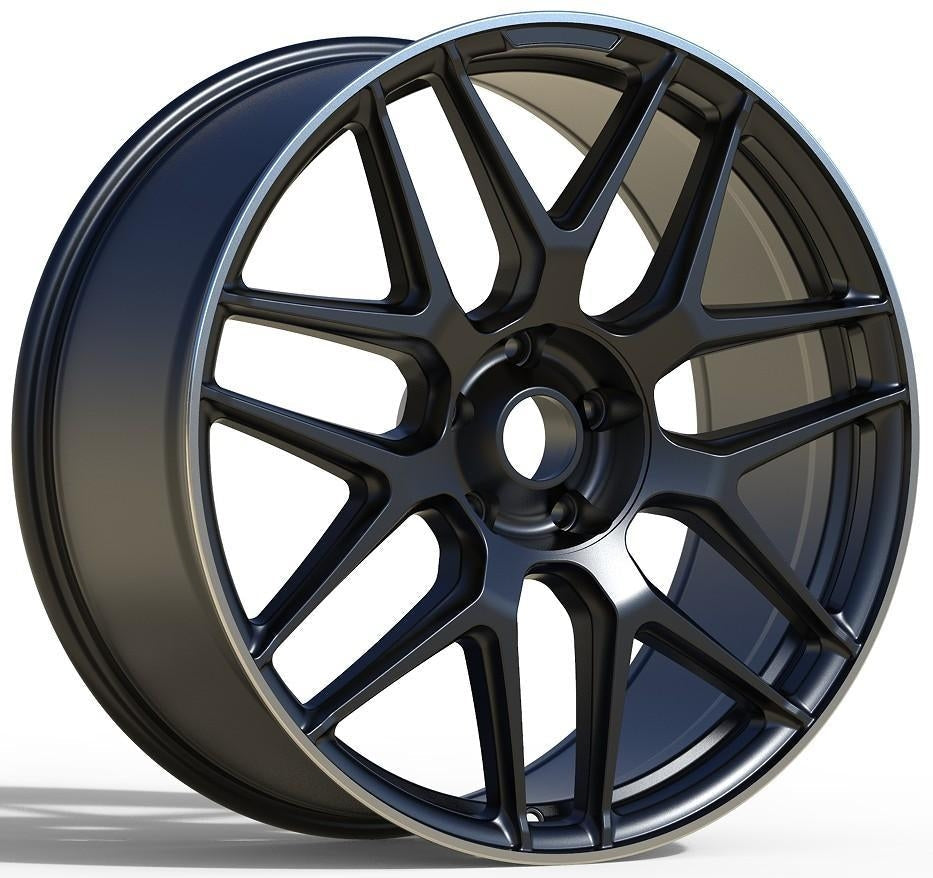 22 Inch Mercedes G Wagon G580 G550 Rims G Class G65 G63 G55 G500 Style Wheels Satin Black