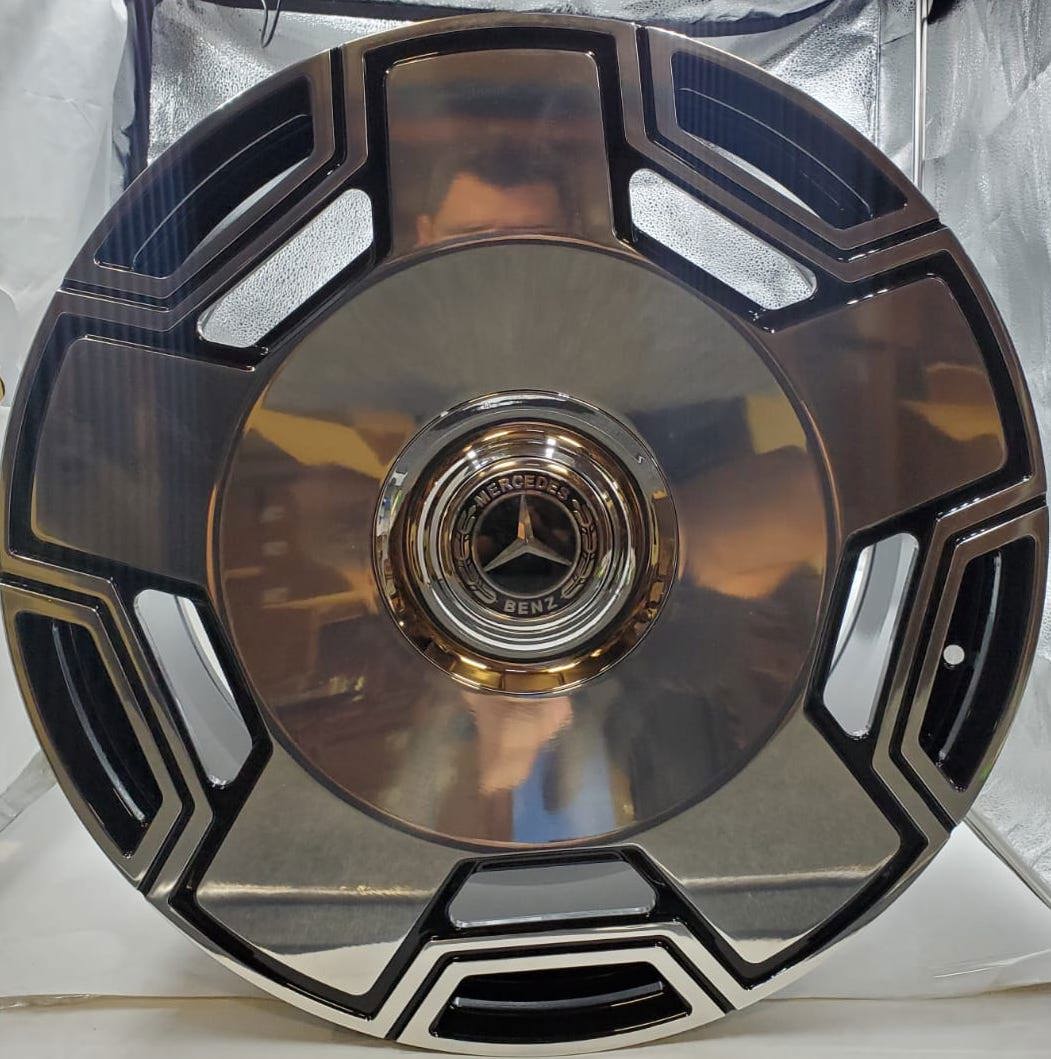 24" Mercedes G-Wagon G580 G550 G63 G65 Monoblock Forged Black Machined Style 53 Wheels & Rims