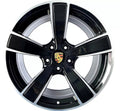 22" Porsche Cayenne Base S GTS Turbo Staggered Gloss Black Machined Wheels & Rims