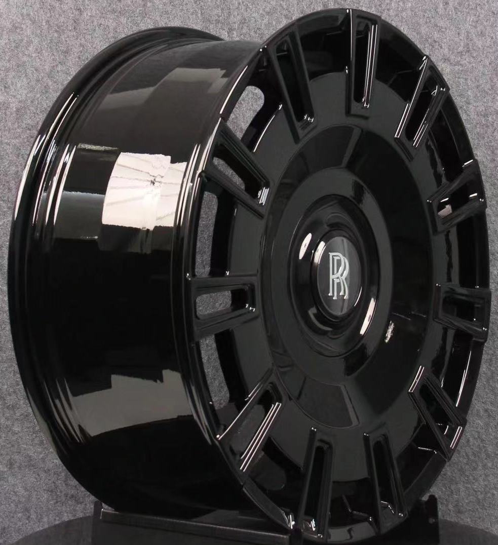 22" Rolls Royce Ghost Wraith Phantom Forged Gloss Black Style 1920 Wheels & Rims