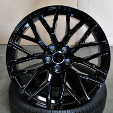 22" Audi A7 A8 Q5 Q7 Q8 RS Style Mesh Gloss Black Style 24 Wheels & Rims