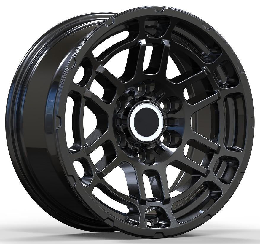 17" Toyota 4Runner FJ Cruiser Tacoma TRD Pro Style Matte Black Style 26 Wheels & Rims