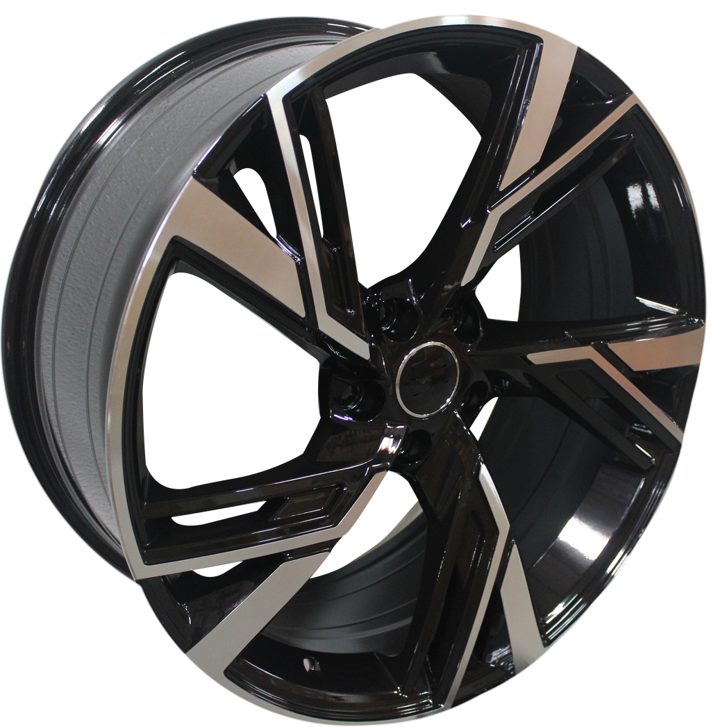 20" Audi A4 A5 A6 A7 S4 S5 S6 S7 RS Style Black Machined Wheels & Rims