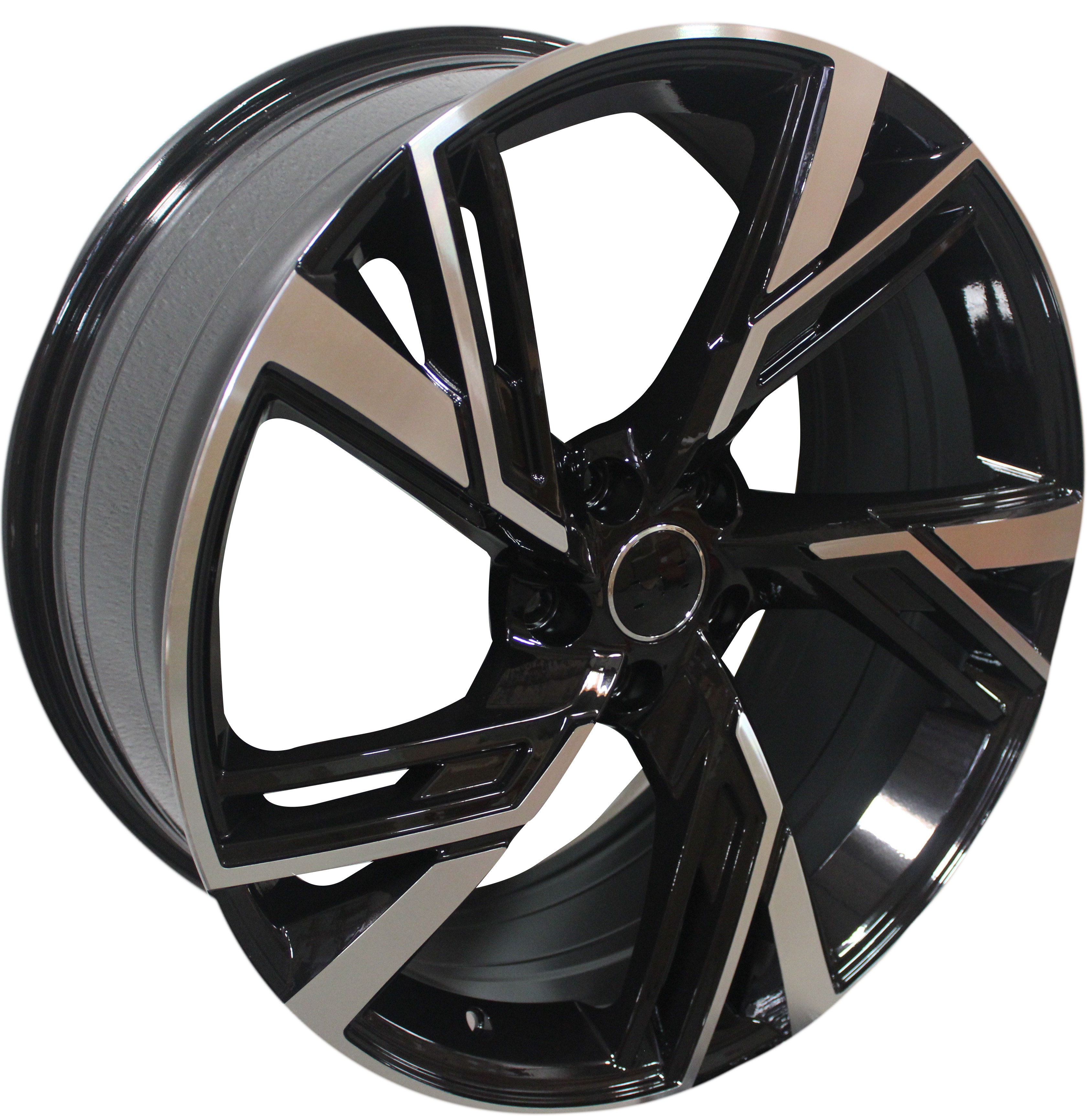 20" Audi A4 A5 A6 A7 S4 S5 S6 S7 RS Style Black Machined Wheels & Rims