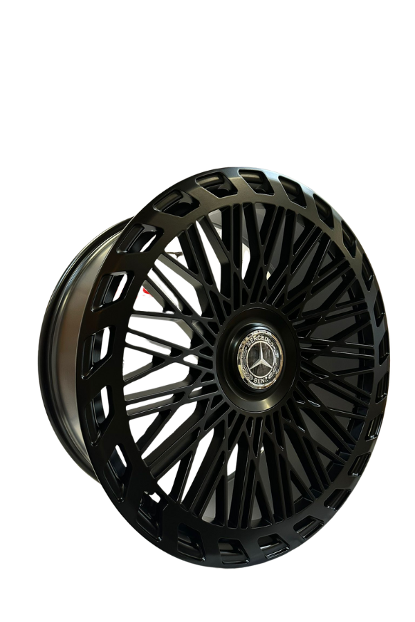 24" Mercedes G-Wagon G550 G63 G65 Satin Black Style 66 Wheels