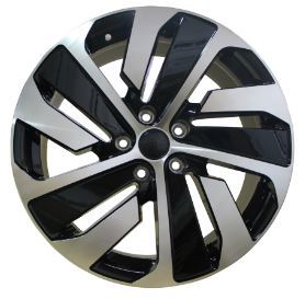18" Volkswagen VW Golf GTI Jetta Passat Black Machined Wheels & Rims