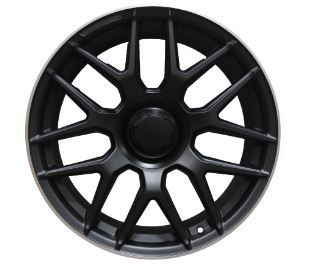 18" Mercedes S-Class CL S600 S550 S63 Matte Black Machined Lip Wheels & Rims