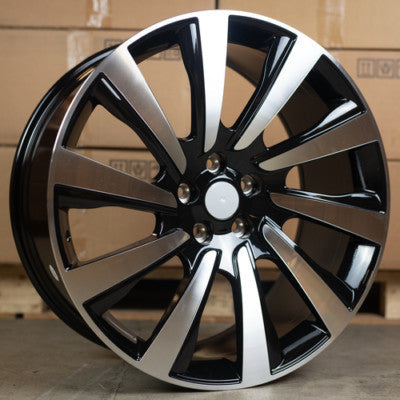 22" Range Rover Full Size Sport Defender Black Machined Wheels & Rims
