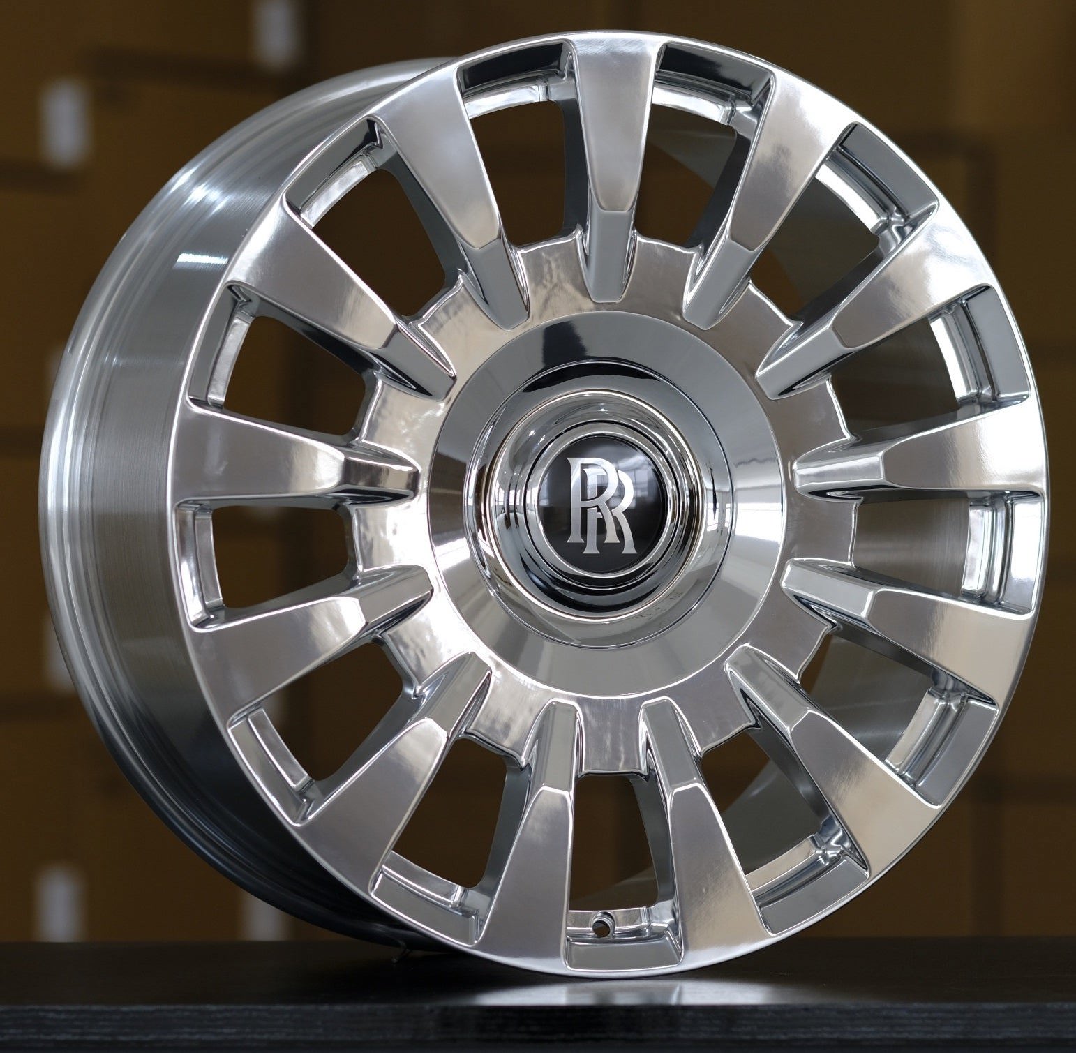 21" Rolls Royce Ghost Wraith Phantom Forged Staggered Polished Style 11 Wheels & Rims