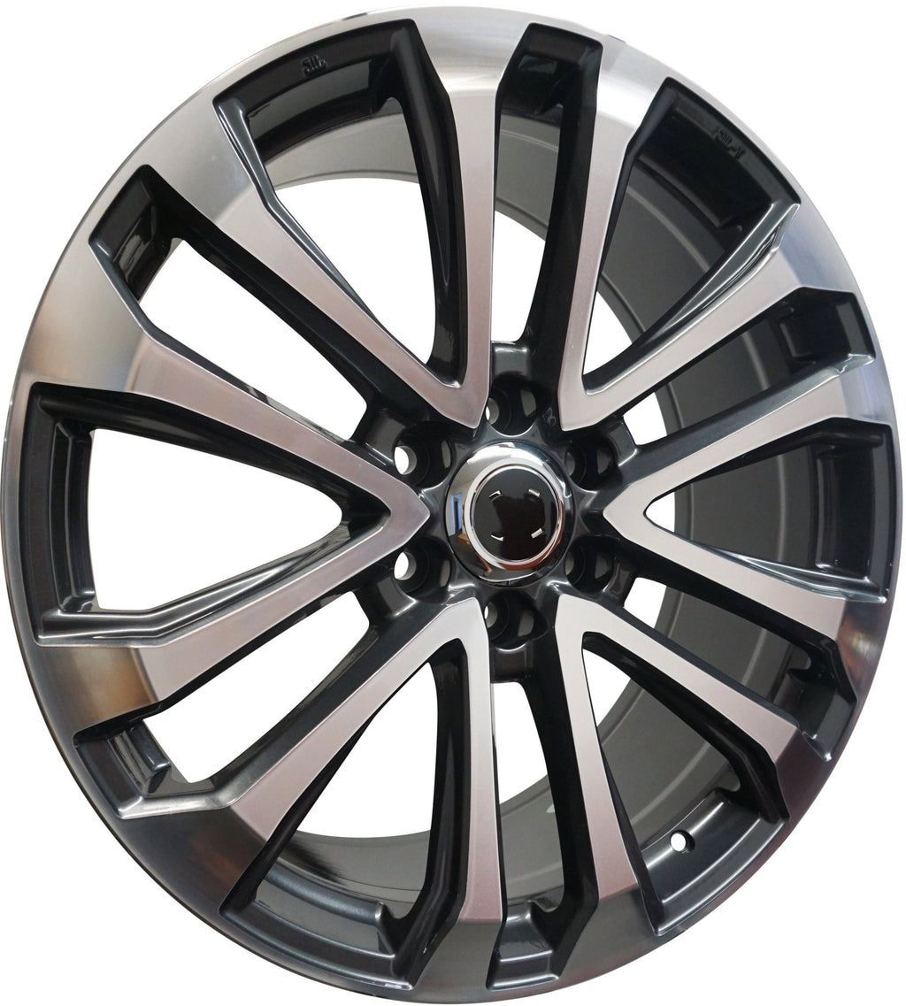 20" Toyota 4Runner FJ Cruiser Tacoma Tundra Sequoia Gunmetal Machined Wheels & Rims