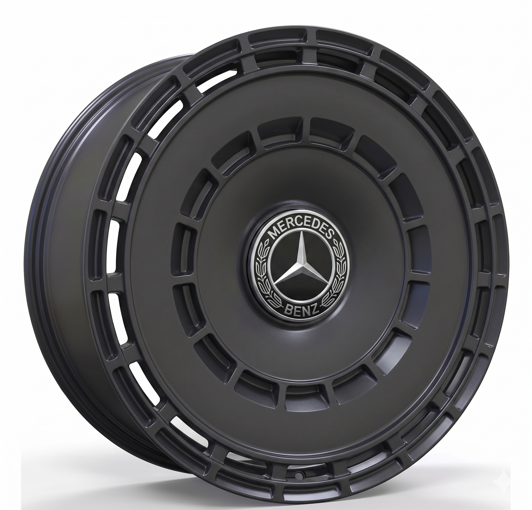 24" Mercedes G-Wagon G550 G63 G65 Satin Black Style 65 Wheels